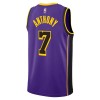 Camiseta Hombre Los Angeles Lakers Carmelo Anthony 7 2022-23 Jordan Statement Edition Violeta Swingman